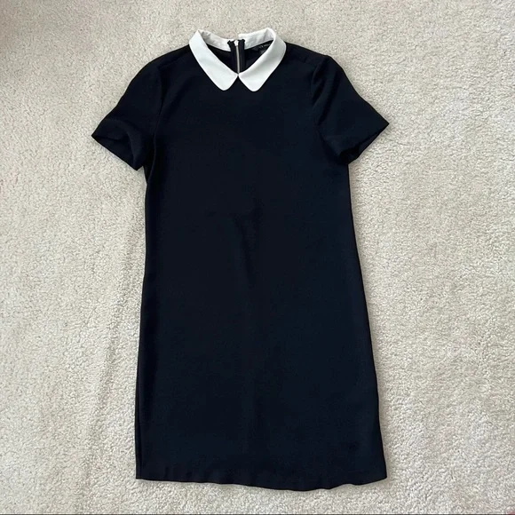 armani exchange black and white dress ARMANI EXCHANGE Dress Women's 2 Black&White Wrap 3/4 Length Sleeve